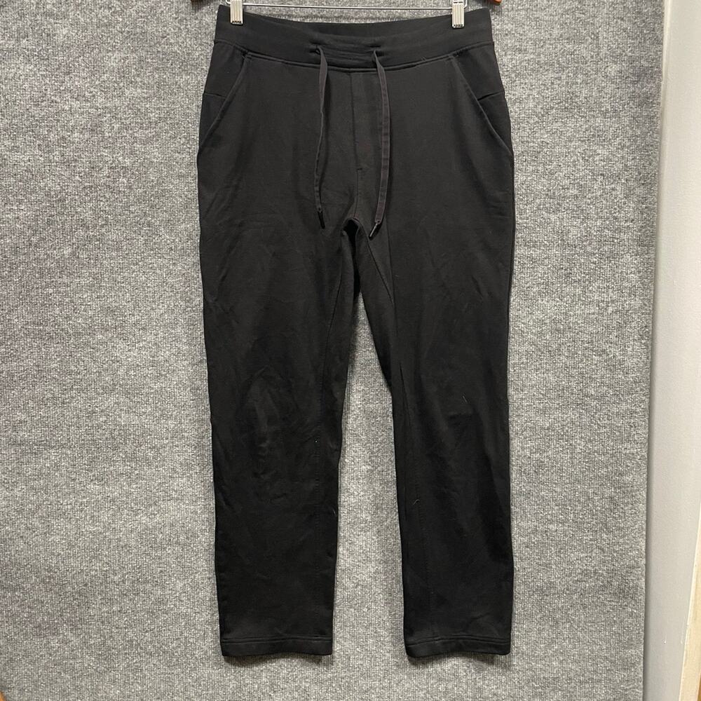 Lululemon City Sweat Black Sweat Pants 27” Classic Thermo Size Small Mens